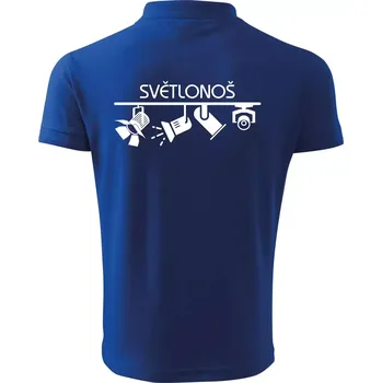 Pánská košile Osvětlovač - světlonoš - Polokošile pánská Pique Polo 203 - 3XL ( Královská modrá )