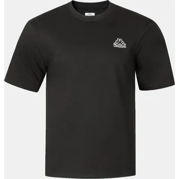 Pánský svetr Kappa Cotton Crew Neck pánské tričko Black XL