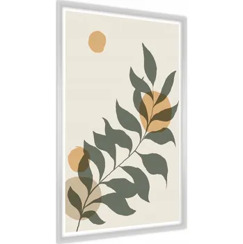 Obraz Plakát na zeď Jemné Dekorativní LÍSTKY 30x40