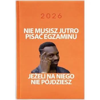 Kalendář Knižkový kalendář 2026 A5 FunnyCase modrý