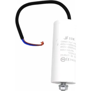 Kondenzátor Kondenzátor rozběhový 30mF-kabel TC886HS