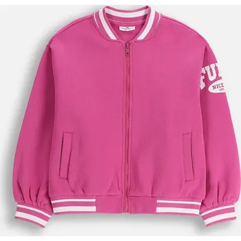 Chlapecká mikina Dětská mikina Coccodrillo růžová barva, s aplikací, EVERYDAY GIRL A ZC5132601VGA 30X, vel. 104