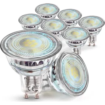 Žárovka 6x LED ŽÁROVKA GU10 PAR16 4,5W = 50W 2700K 345lm TEPLÁ BÍLÁ