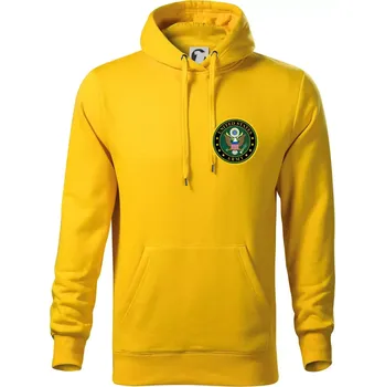 Pánská mikina United States Army barevné - Mikina pánská Cape s kapucí - S ( Žlutá )