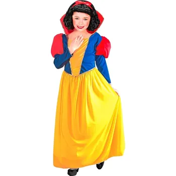 Karnevalový kostým Dívčí šaty Sněhurka - Pro věk 8-10 let