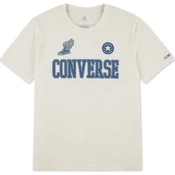 Dětské tričko Converse béžová barva, s potiskem, 9CH470 01X, vel. 128-132