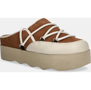 Dámské pantofle Semišové pantofle Scholl LINDSAY F318352422 hnědá 88X, EUR 41