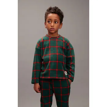 Chlapecká mikina Dětská fleecová mikina Mini Rodini 25710126 zelená 77X, vel. 92-98