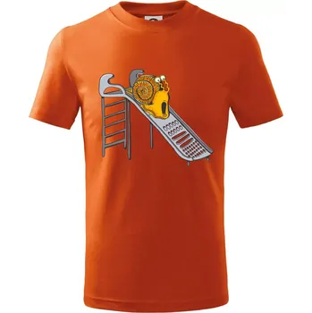 Chlapecké oblečení To bude ale drsný nářez (Pecka Design) - Tričko dětské bavlněné - 104-110cm / 3-4 roky ( Oranžová )