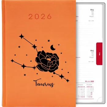 Kalendář Knižkový kalendář 2026 A5 oranžový