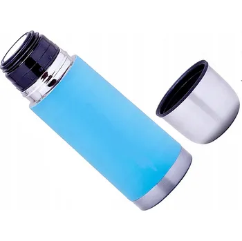 Termoska TERMOSKA S HRNÍČKEM DĚTSKÝ DO ŠKOLY 350ml modrý Oldman Těsný kvalitní