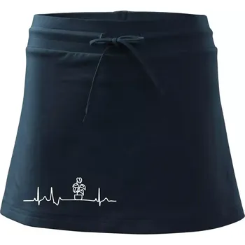 Dámská sukně EKG Filodendron - Sportovní sukně - two in one - XL ( Námořní modrá (velmi tmavá - téměř černá) )