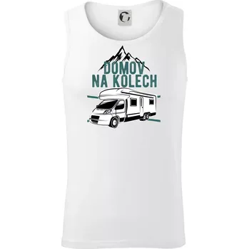 Domov na kolech - Tílko pánské Core - XL ( Bílá )