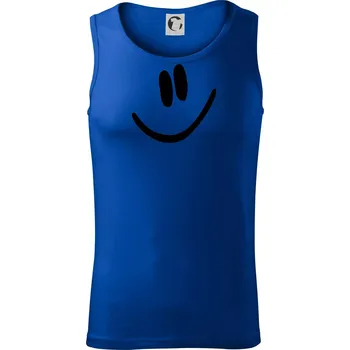 Emoji bez obrysu - usměv - Tílko pánské Core - XL ( Královská modrá )
