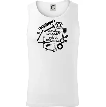 Automechanik - Když to neopraví děda - Tílko pánské Core - L ( Bílá )