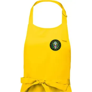 Kuchyňská zástěra United States Army barevné - Pánská zástěra na vaření - Univerzální velikost ( Žlutá )