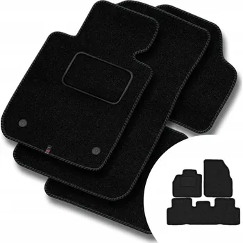 autokoberec Velurové autokoberce Motos 3 ks