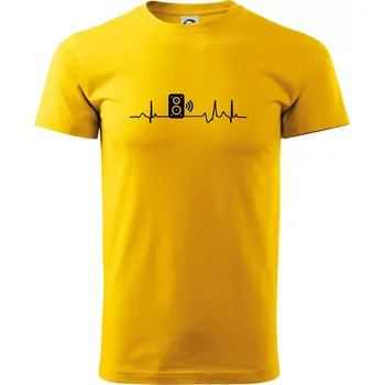 Ekg reprobedna - Triko extra velké (5-8XL) - 8XL ( Žlutá )