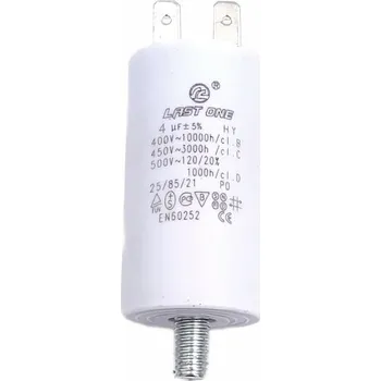 Kondenzátor Kondenzátor rozběhový 4uF, konektory TC886DS