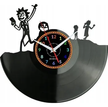 Hodiny POHÁDKA PRO DĚTI HODINY NÁSTĚNNÉ VINYLOVÁ DESKA DÁREK SUVENÝR