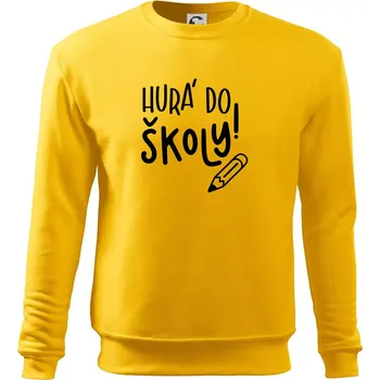 Pánská mikina Hurá do školy! - Mikina Essential pánská - 2XL ( Žlutá )