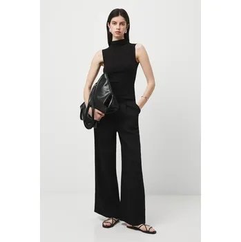 Dámské kalhoty Kalhoty Medicine dámské, černá barva, široké, high waist RW25-SPD300 99X, vel. S