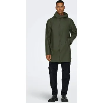 Pánská casual bunda Only Rain Anorak Peat Small