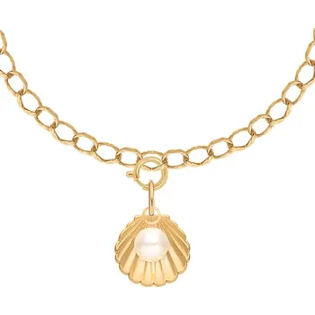 Náramek Pozlacený náramek Lilou Shell A03/MARKET/ANS/447 zlatá GLD, vel. ONE SIZE