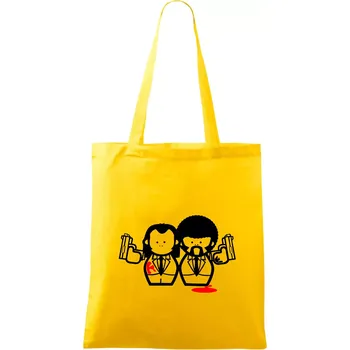 PF - Postavičky - Taška bavlněná - 42 x 38 cm ( Žlutá )