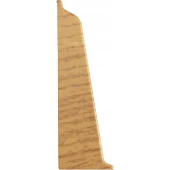 soklová lišta Levá koncovka pro lištu 70mm PVC DUB RUSTIKÁLNÍ (Rustikální dub)