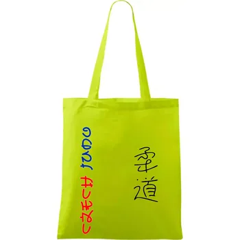 Judo Czech - Taška bavlněná - 42 x 38 cm ( Limetková )