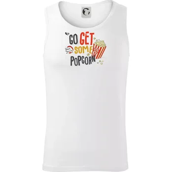 Go get some popcorn - Tílko pánské Core - M ( Bílá )