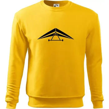 Pánská mikina Rogalo jednoduché - Mikina Essential pánská - L ( Žlutá )