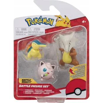 Figurka FIGURKY POKÉMONŮ 3PACK CYNDAQUIL JIGGLYPUFF MAROWAK