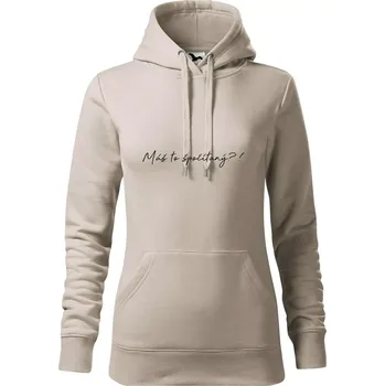 Dámská mikina Matematika - máš to spočítaný - Mikina dámská Cape s kapucí - XS ( Ledově šedá )