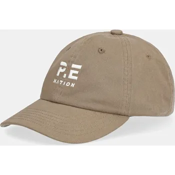 Kšiltovka Bavlněná baseballová čepice P.E Nation Heads Up 251A299 hnědá 98X, vel. ONE SIZE