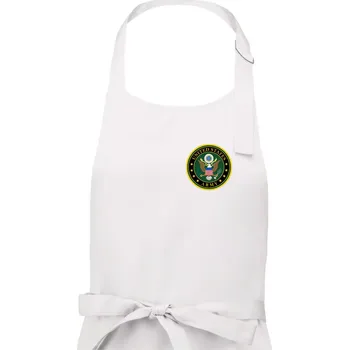 Kuchyňská zástěra United States Army barevné - Dámská zástěra na vaření - Univerzální velikost ( Bílá )
