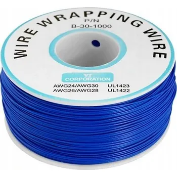 Napájecí kabel ELEKTRONIKA PLUS, vodič KYNAR 0,24, MODRÝ, 10 METRŮ (10 m)