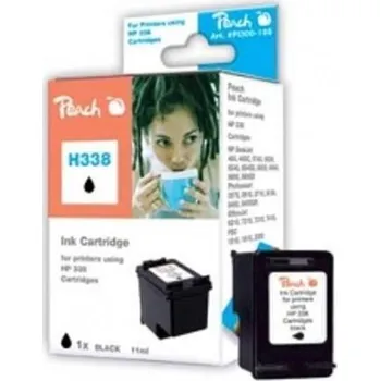 PEACH kompatibilní cartridge HP C8765E No.338, Black, 17ml