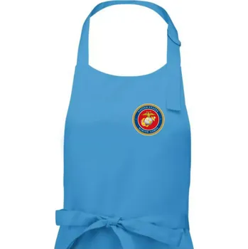 Kuchyňská zástěra United States Marine Corps barevné - Dámská zástěra na vaření - Univerzální velikost ( Světlý tyrkys )