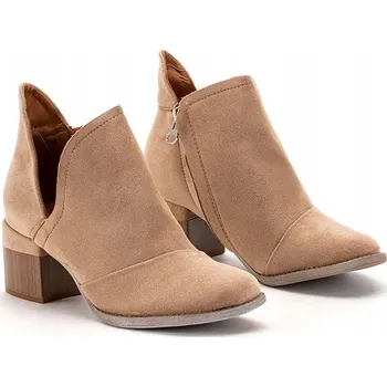 Dámská zimní obuv Royalfashion dámské kotníkové boty kostka velikost 40