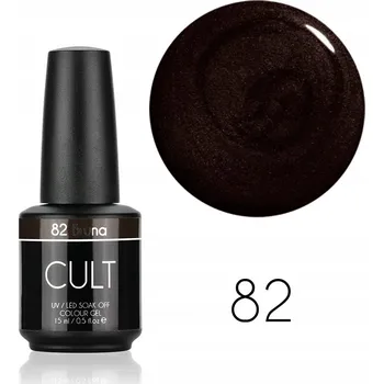 Přípravek na nehty CULT Colour Gel / Hybridní lak 15 ml UV/LED Bruna 82