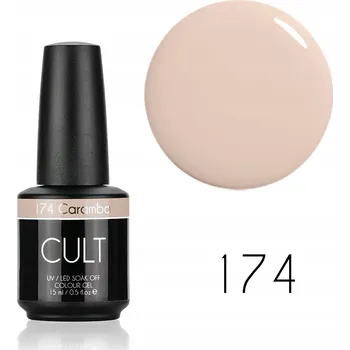 Přípravek na nehty CULT Colour Gel / Hybridní lak 15 ml UV/LED Caramba 174