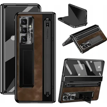 Pouzdro na mobilní telefon Zadní Kryt Erbord pro Samsung Galaxy Z Fold7 hnědý