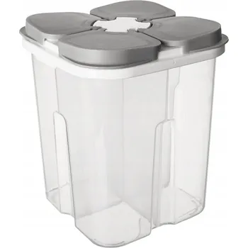 Dóza na potraviny Nádoba na potraviny dělená 1.8 L s víkem
