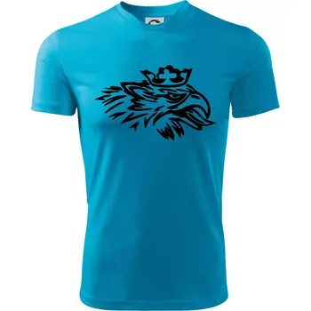 Rozezlený orel - Dětské triko sportovní (dresovina) - 158 cm/12 let ( Světlý tyrkys )