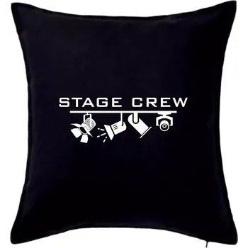 Polštář Osvětlovač - stagecrew - Polštář 50x50 - 50x50 - Pouze potah ( Černá )