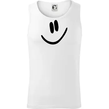 Emoji bez obrysu - usměv - Tílko pánské Core - L ( Bílá )