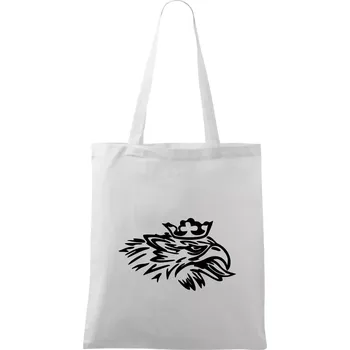 Rozezlený orel - Taška bavlněná - 42 x 38 cm ( Bílá )