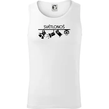 Pánské termoprádlo Osvětlovač - světlonoš - Tílko pánské Core - S ( Bílá )
